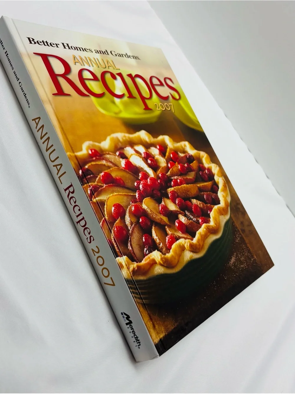 Better Homes And Gardens Annual Recipes Stack - White with Multicolor Titles